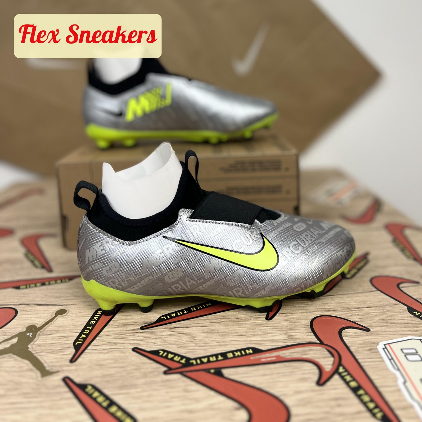 JR Zoom Vapor 15 Academy XXV FG/MG Silver