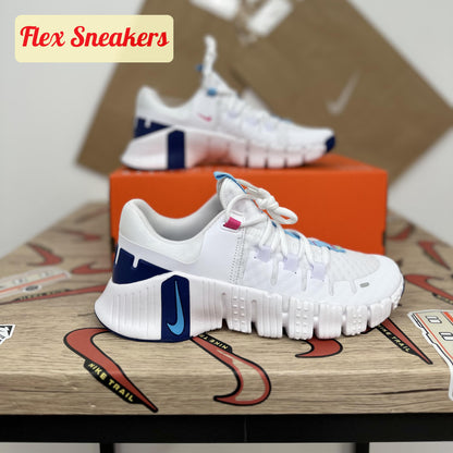 W Free Metcon 5 White/Blue