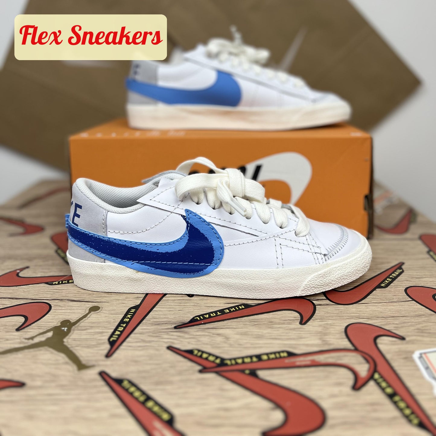 Blazer Low '77 Jumbo White/University-Blue