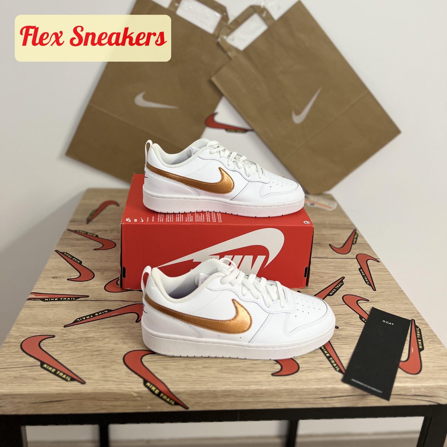 Court Borough Low 2 SE (GS) White/Copper