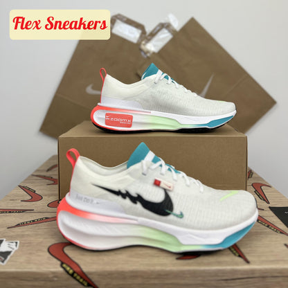 ZoomX Invincible Run FK 3 White/Dusty-Cactus
