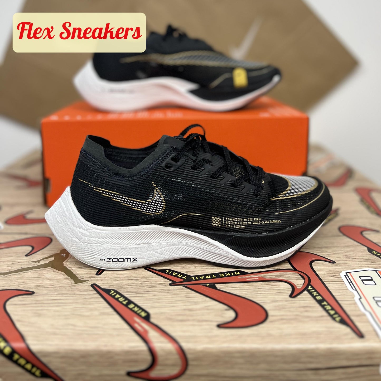 ZoomX Vaporfly Next% 2 Black/Metallic-Gold