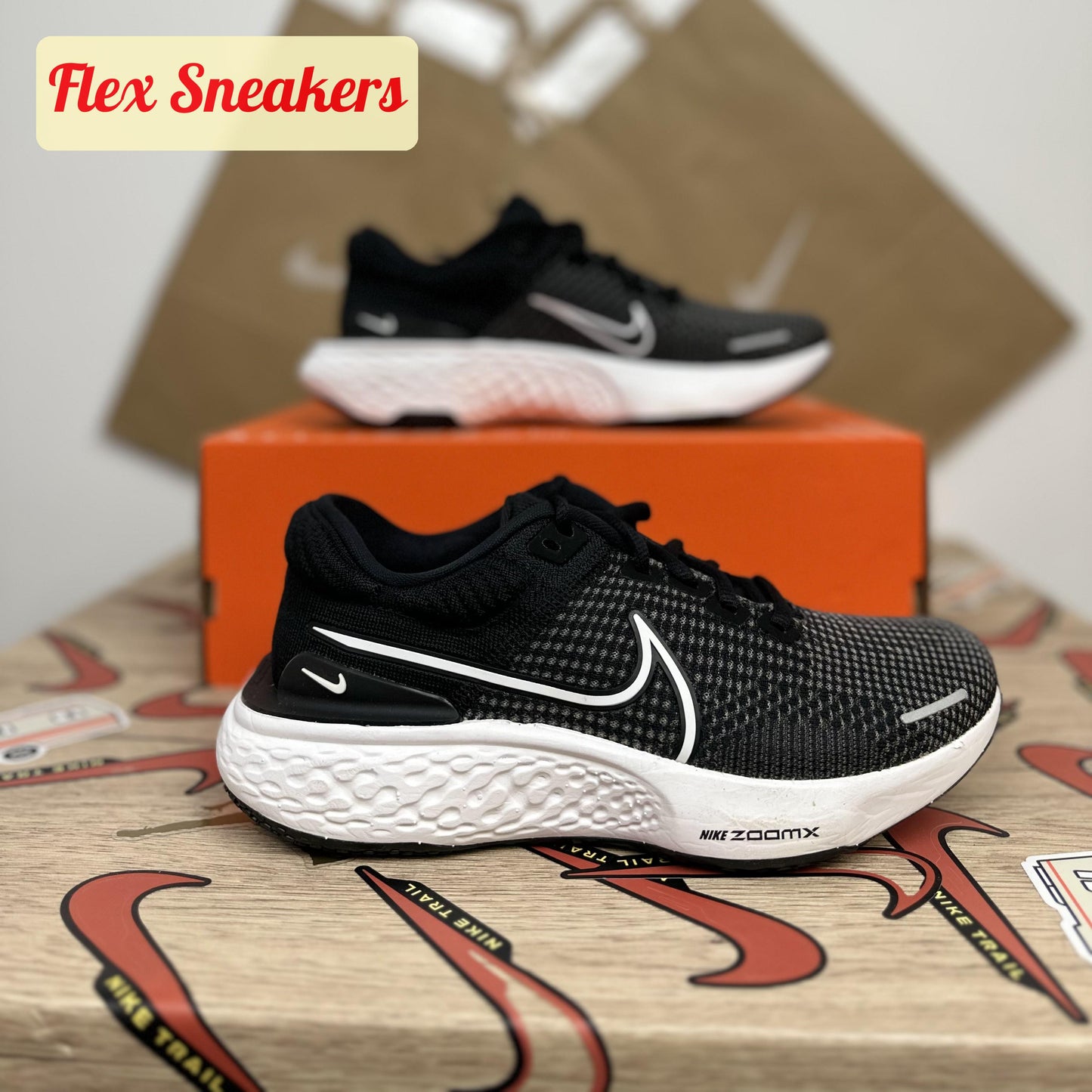 ZoomX Invincible Run FK 2 Black/White