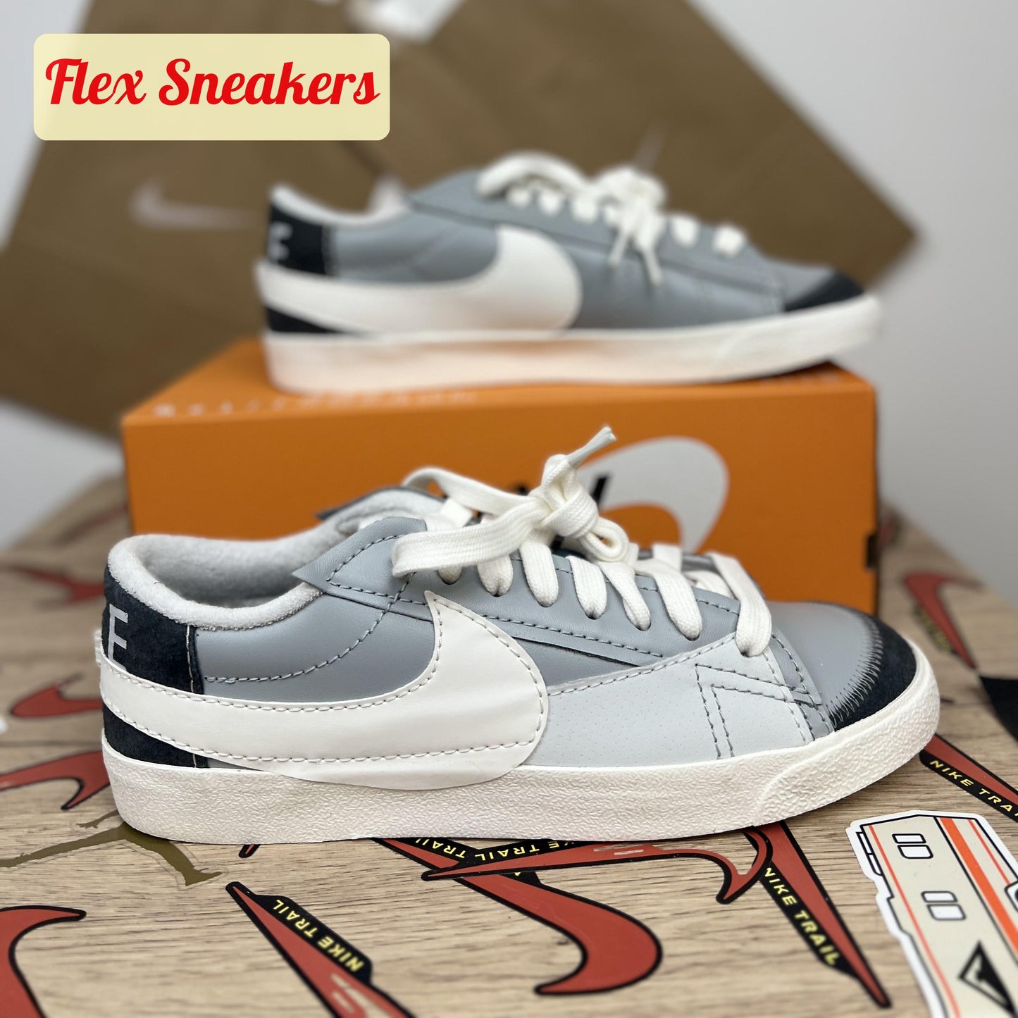 Blazer Low '77 Jumbo SE Smoke-Grey