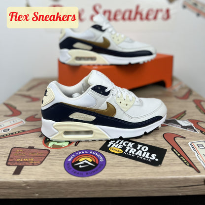 Air Max 90 NN White/Metalic-Gold