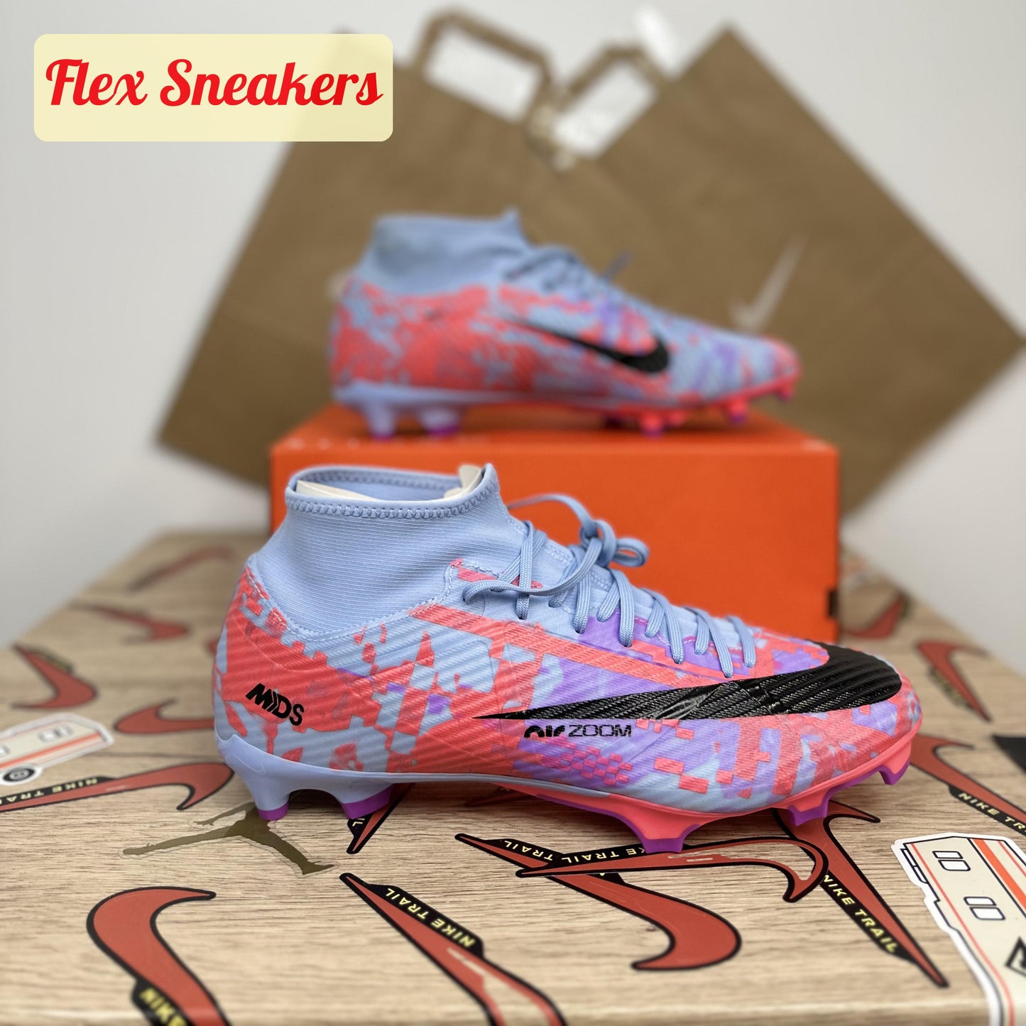 Zoom Superfly 9 MDS Academy FG/MG Blue/Pink