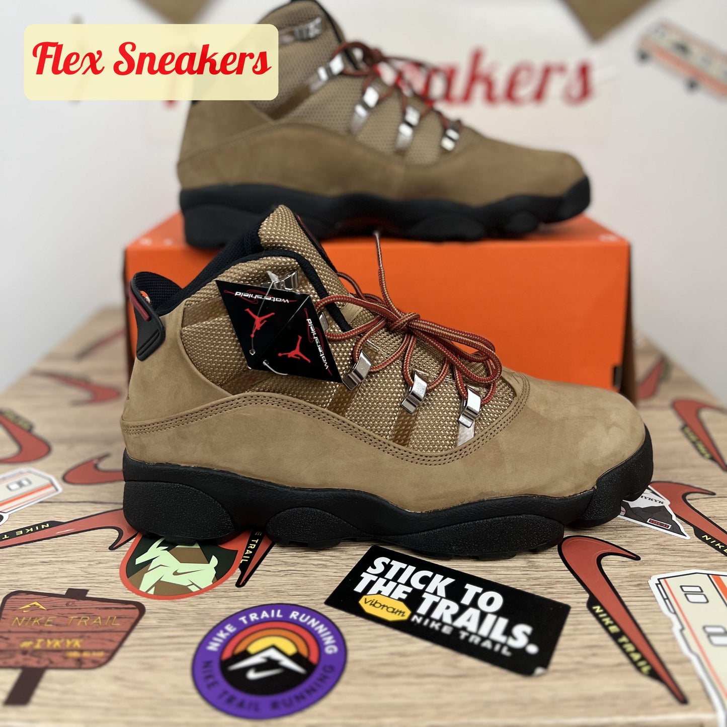 Jordan Winterized 6 Rings Brown