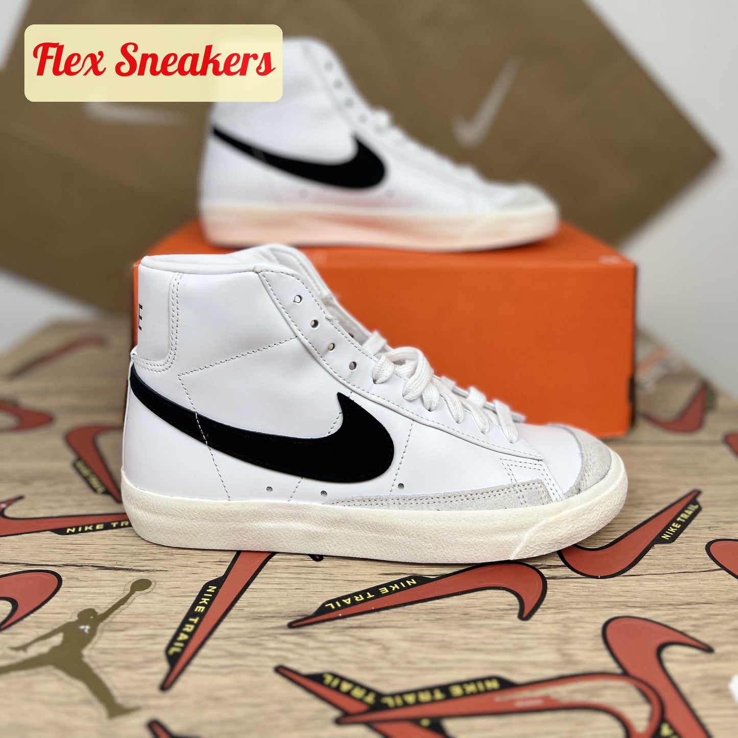 W Blazer Mid '77 White