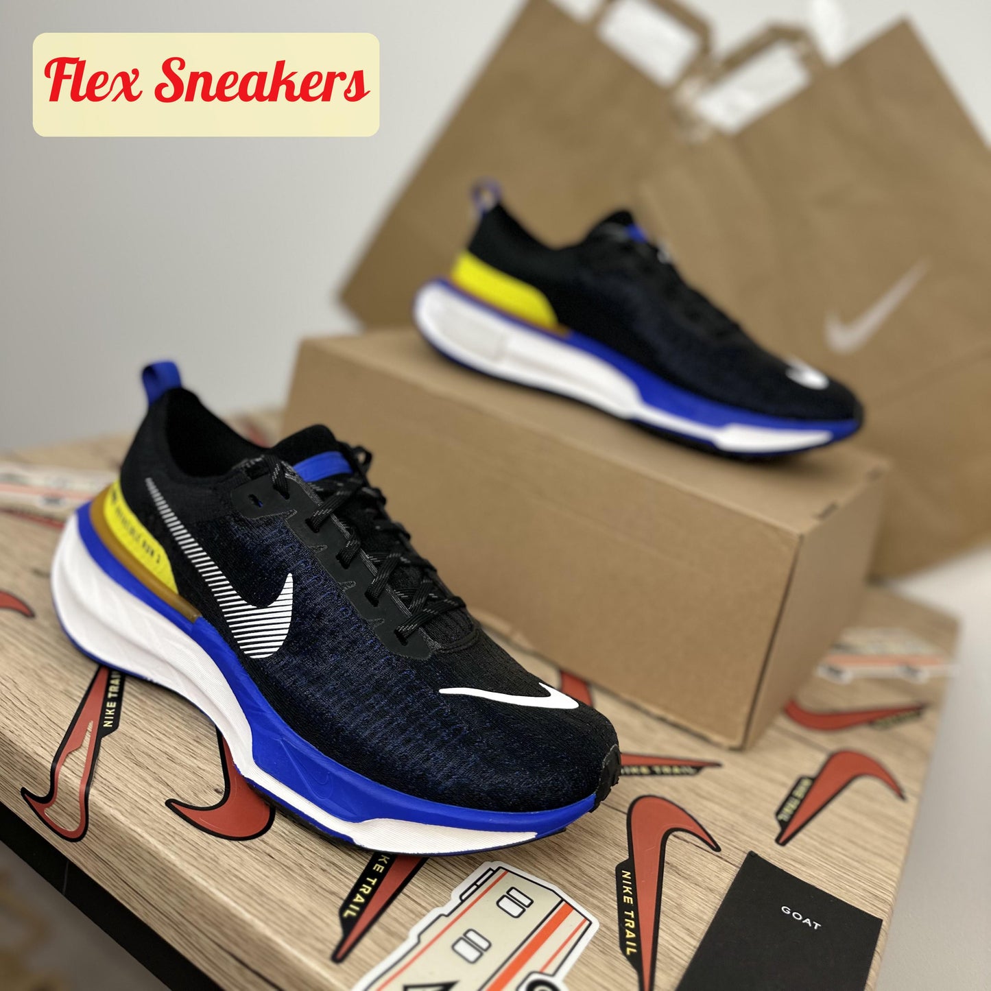 ZoomX Invincible Run FK 3 Black/Blue