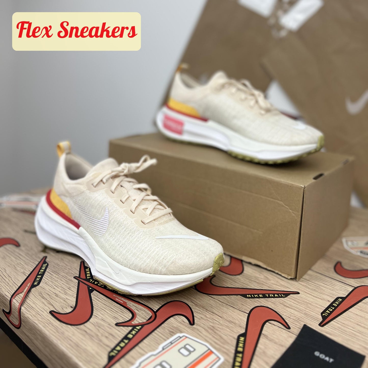 W ZoomX Invincible Run FK 3 Coconut-Milk