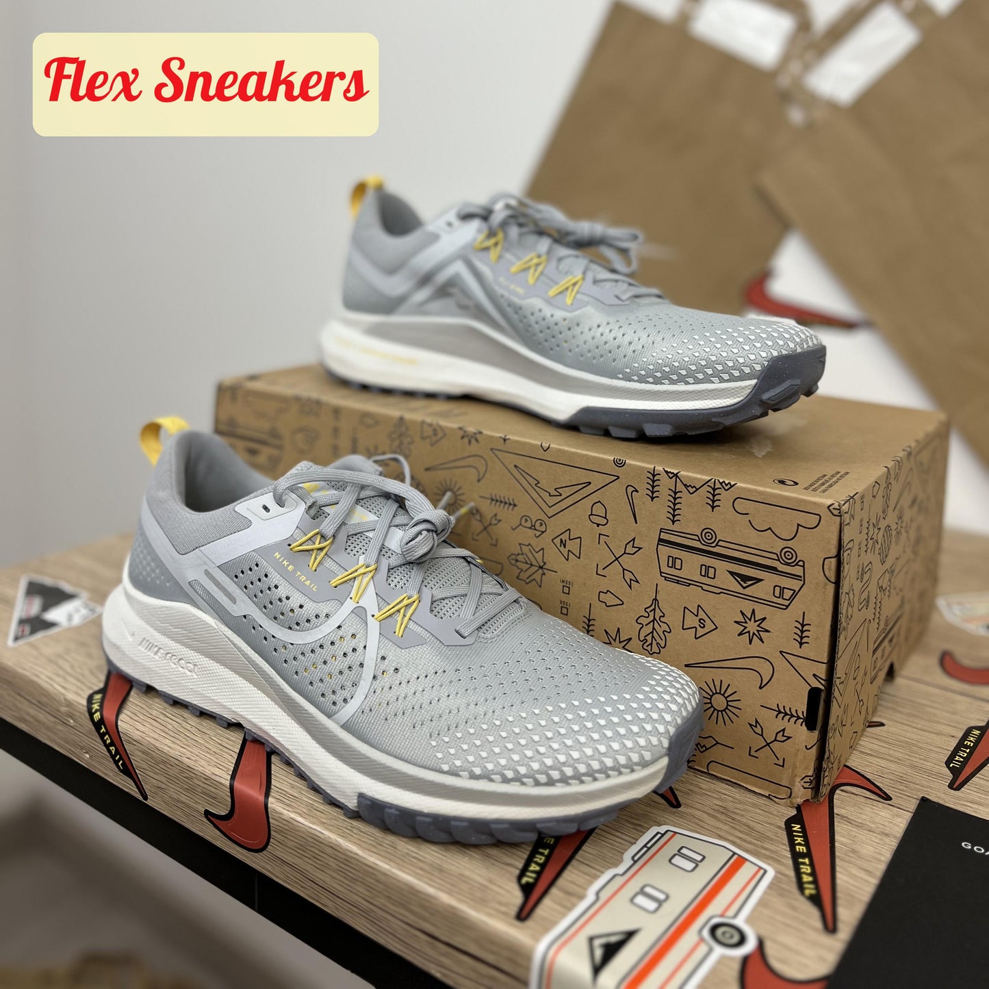 React Pegasus Trail 4 Wolf-Grey