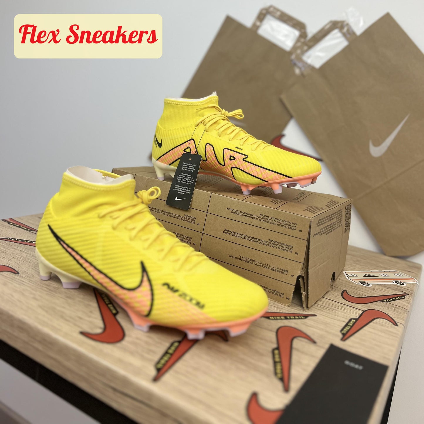 Zoom Superfly 9 Academy FG/MG Yellow-Strike