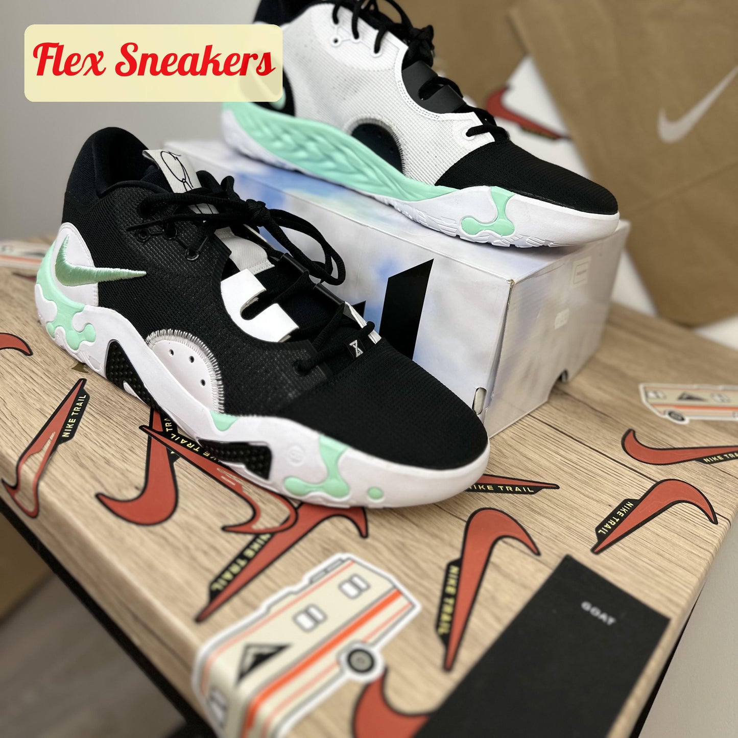 PG 6 Black/Mint-Green