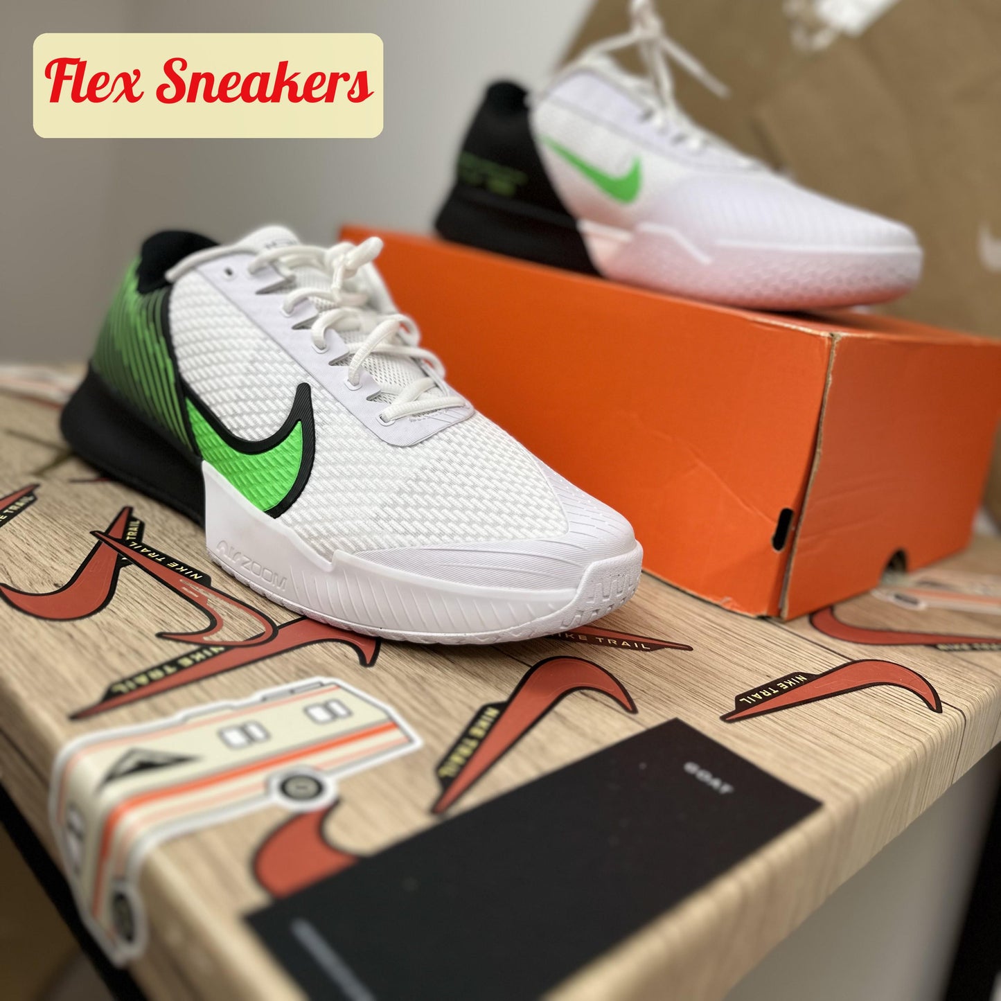 Zoom Vapor Pro 2 HC White/Poison-Green