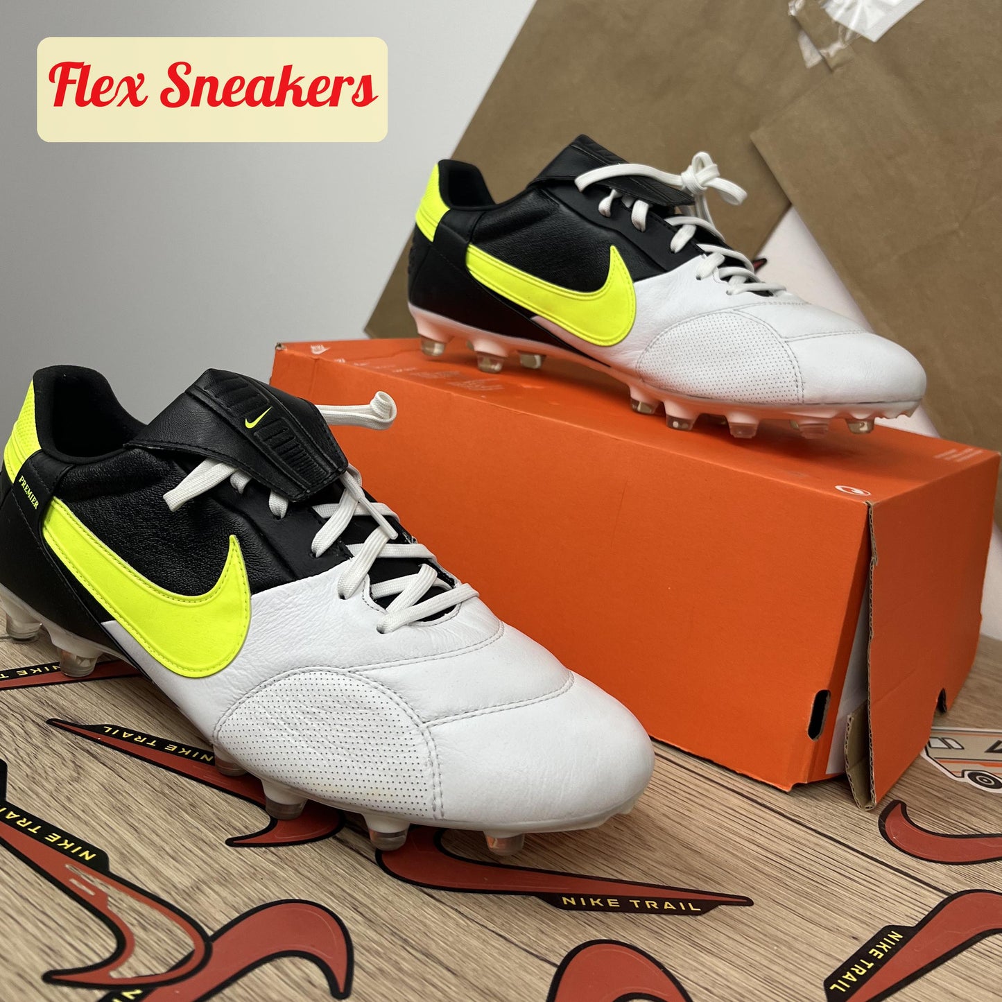 The Nike Premier III FG Black/Volt/White