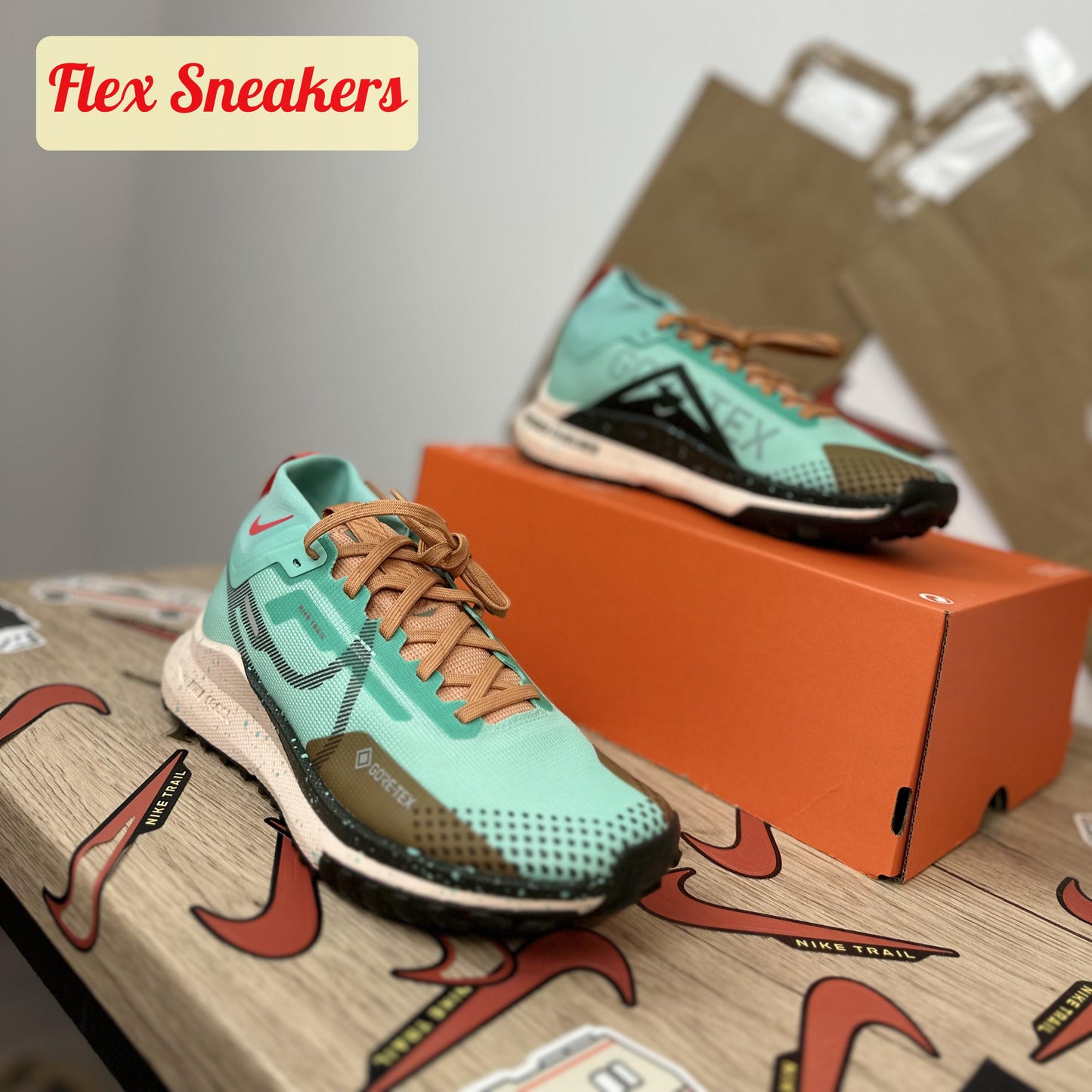 React Pegasus Trail 4 GTX Emerald