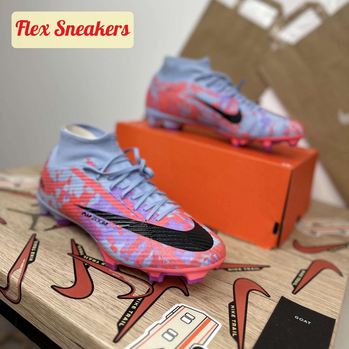Zoom Superfly 9 MDS Academy FG/MG Blue/Pink