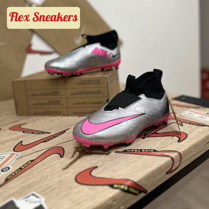 JR Zoom Superfly 9 Academy XXV FG/MG Silver/Pink