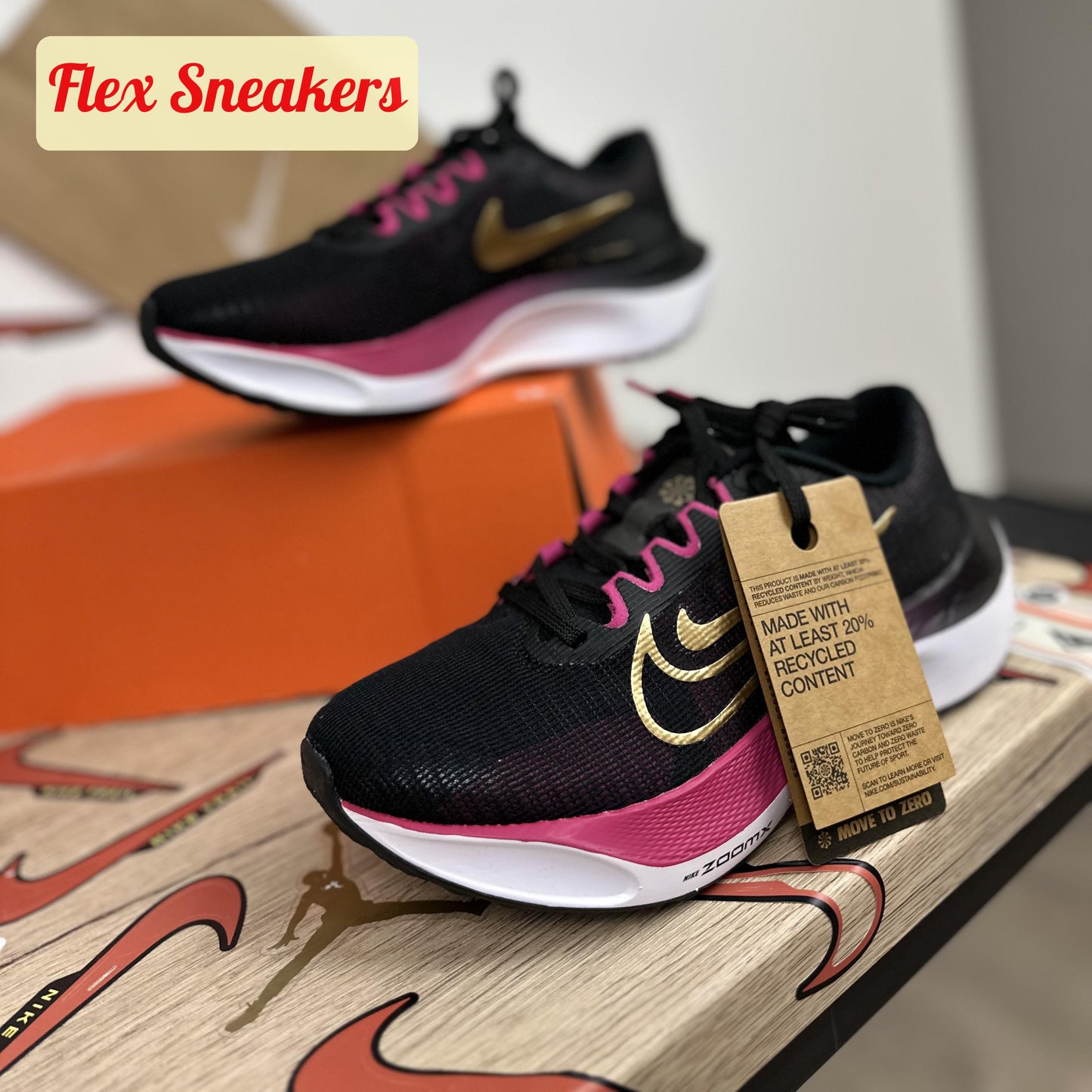 Zoom Fly 5 Black/Metallic-Gold