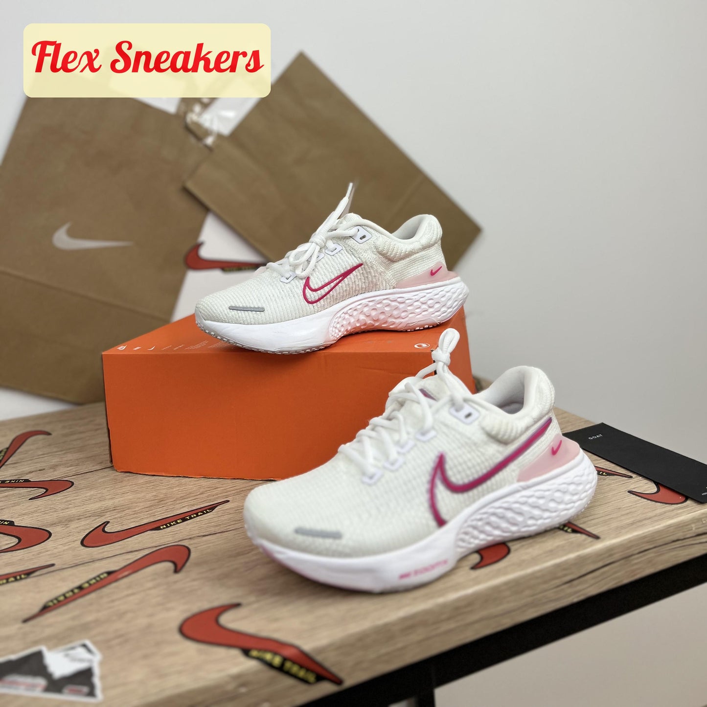 ZoomX Invincible Run FK 2 White/Pink
