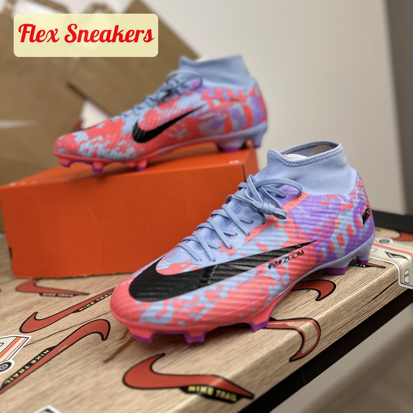 Zoom Superfly 9 MDS Academy FG/MG Blue/Pink