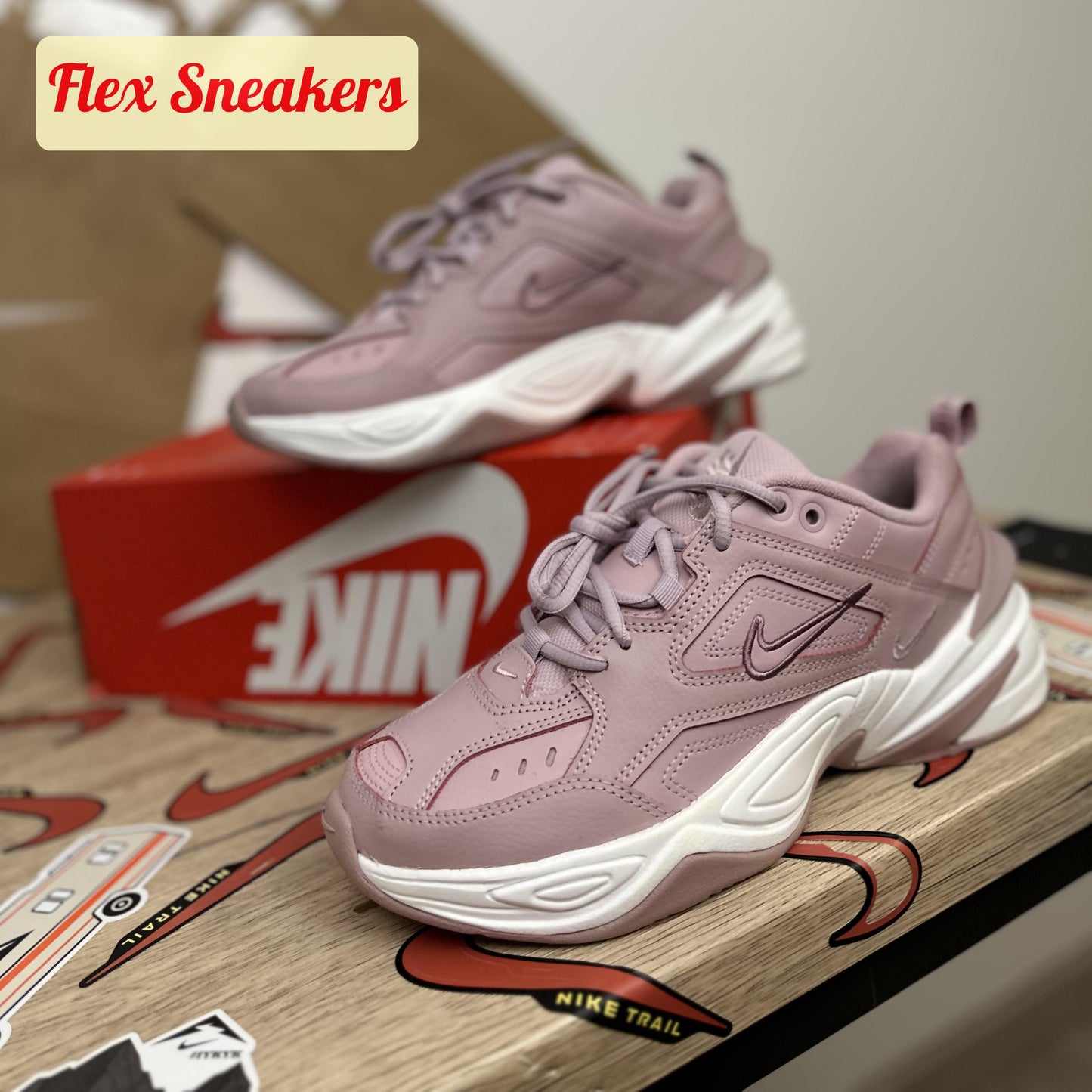 Nike M2K Tekno Plum-Chalk
