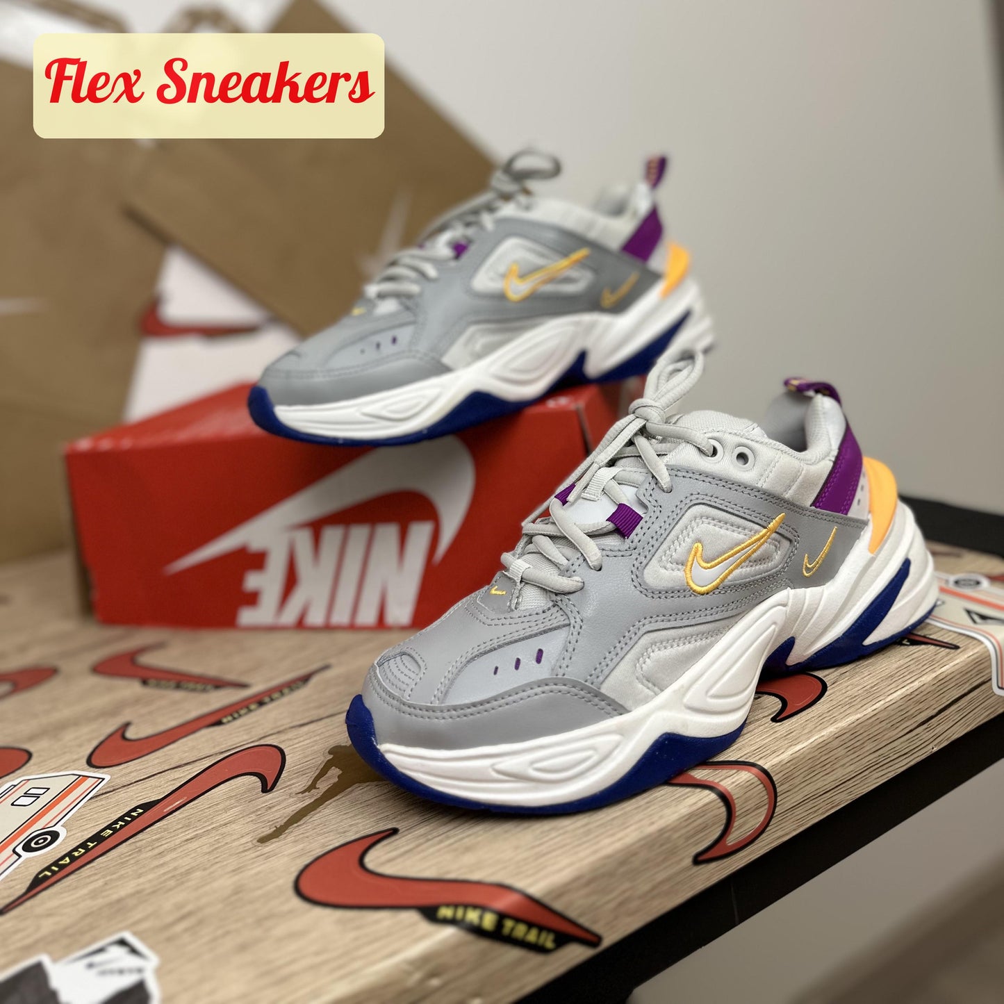 Nike M2K Tekno Grey/Purple