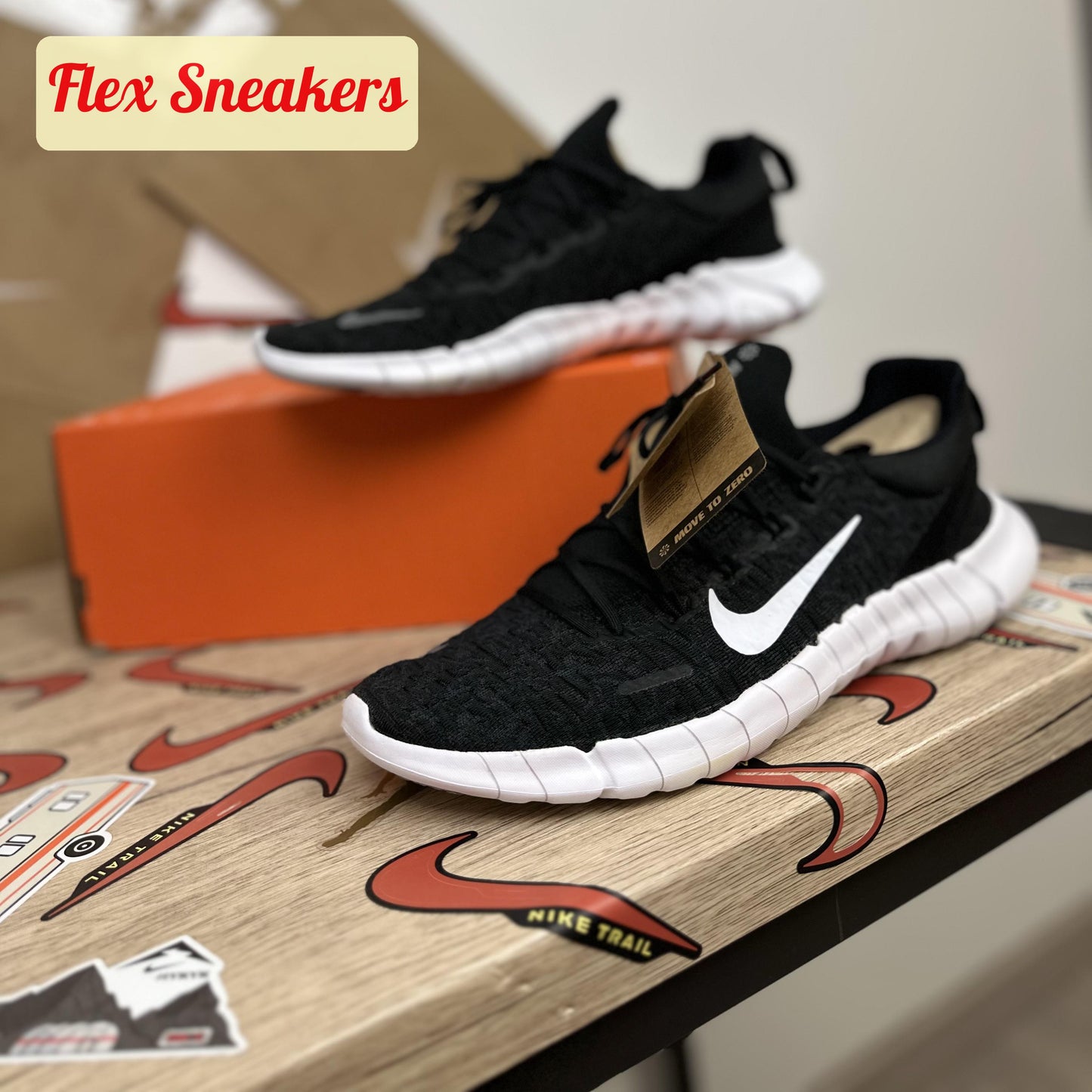 Free RN 5,0 Next Nature Black/White