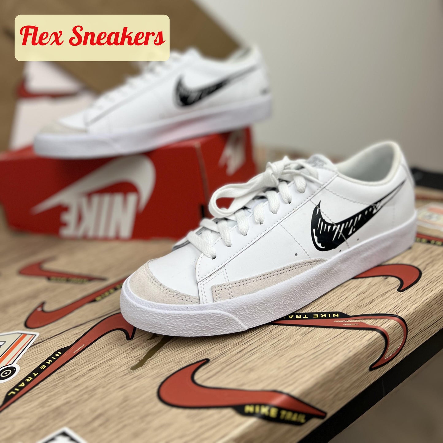 Blazer Low '77 GS White/Black