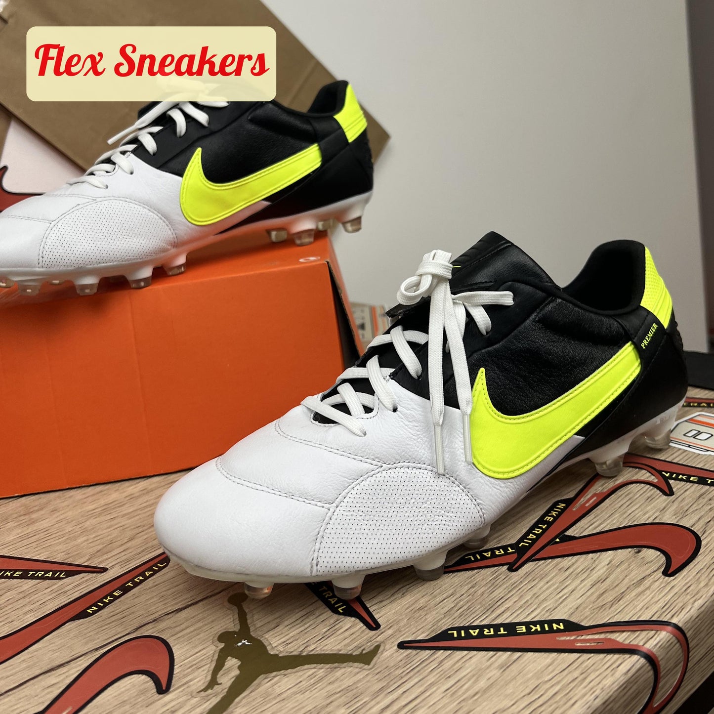 The Nike Premier III FG Black/Volt/White