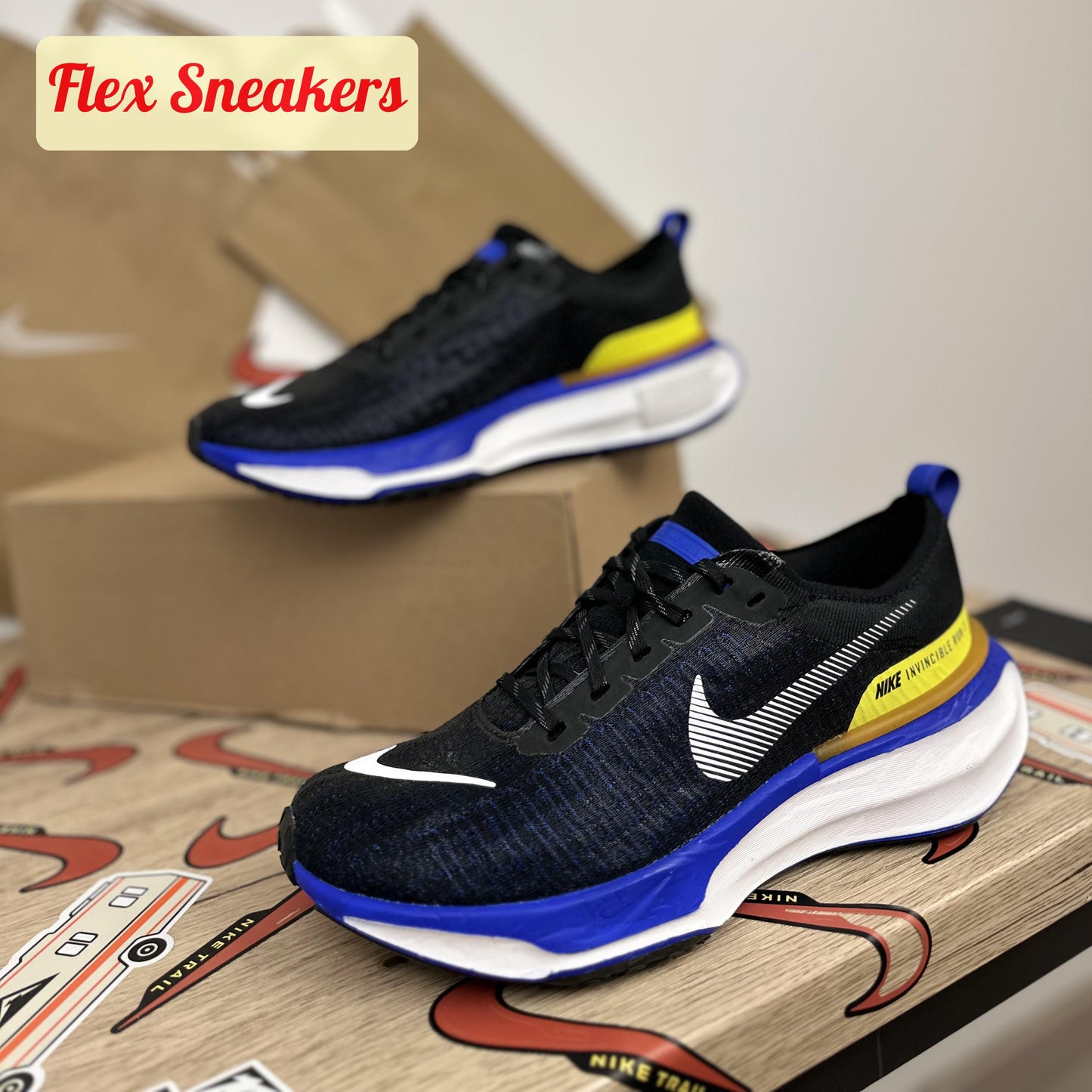 ZoomX Invincible Run FK 3 Black/Blue