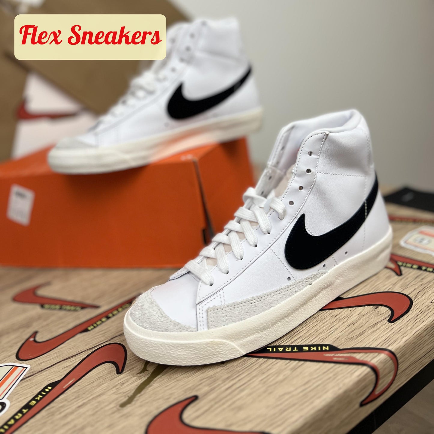 W Blazer Mid '77 White