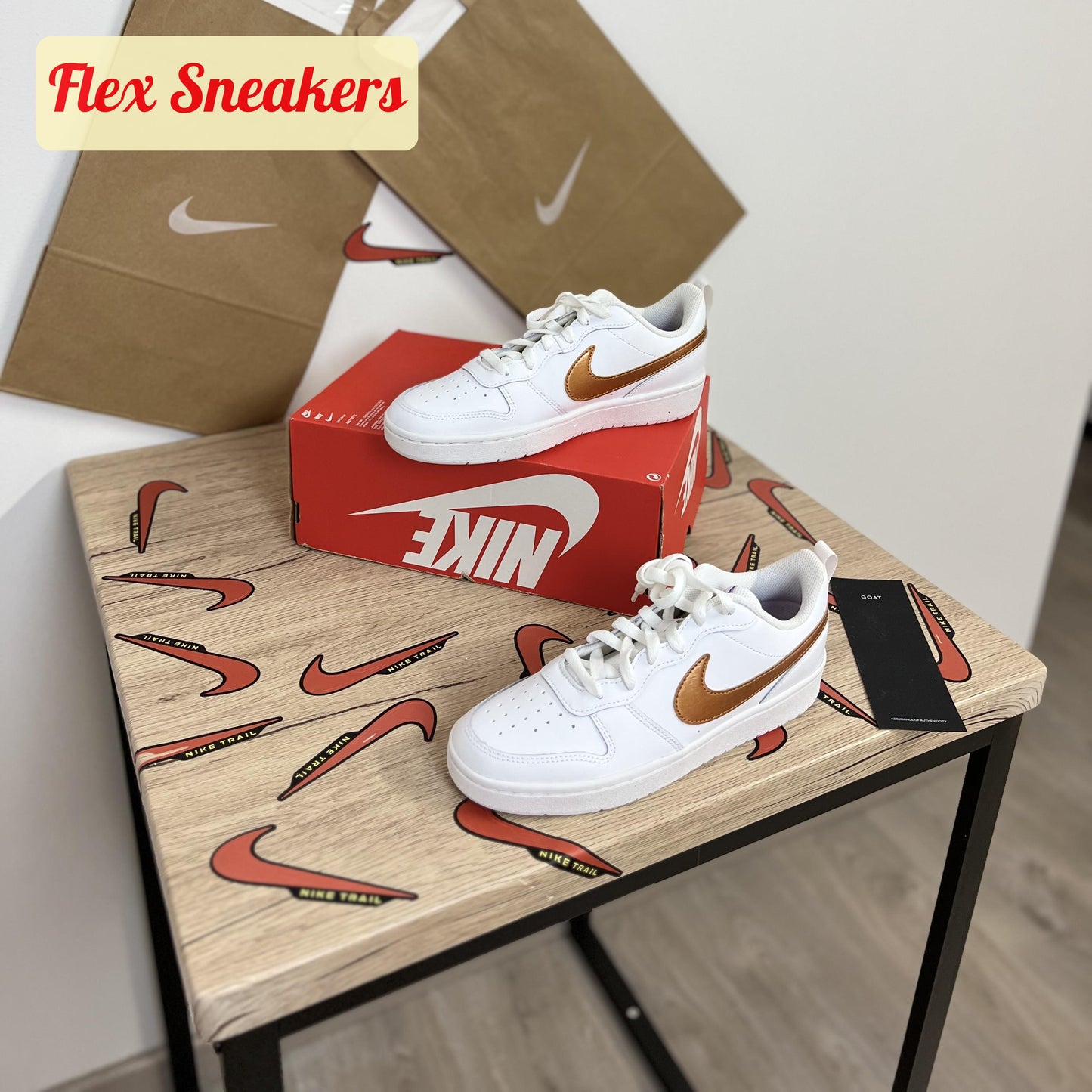 Court Borough Low 2 SE (GS) White/Copper