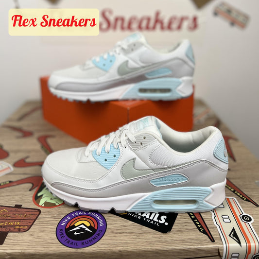 Air Max 90 White/Glacier-Blue