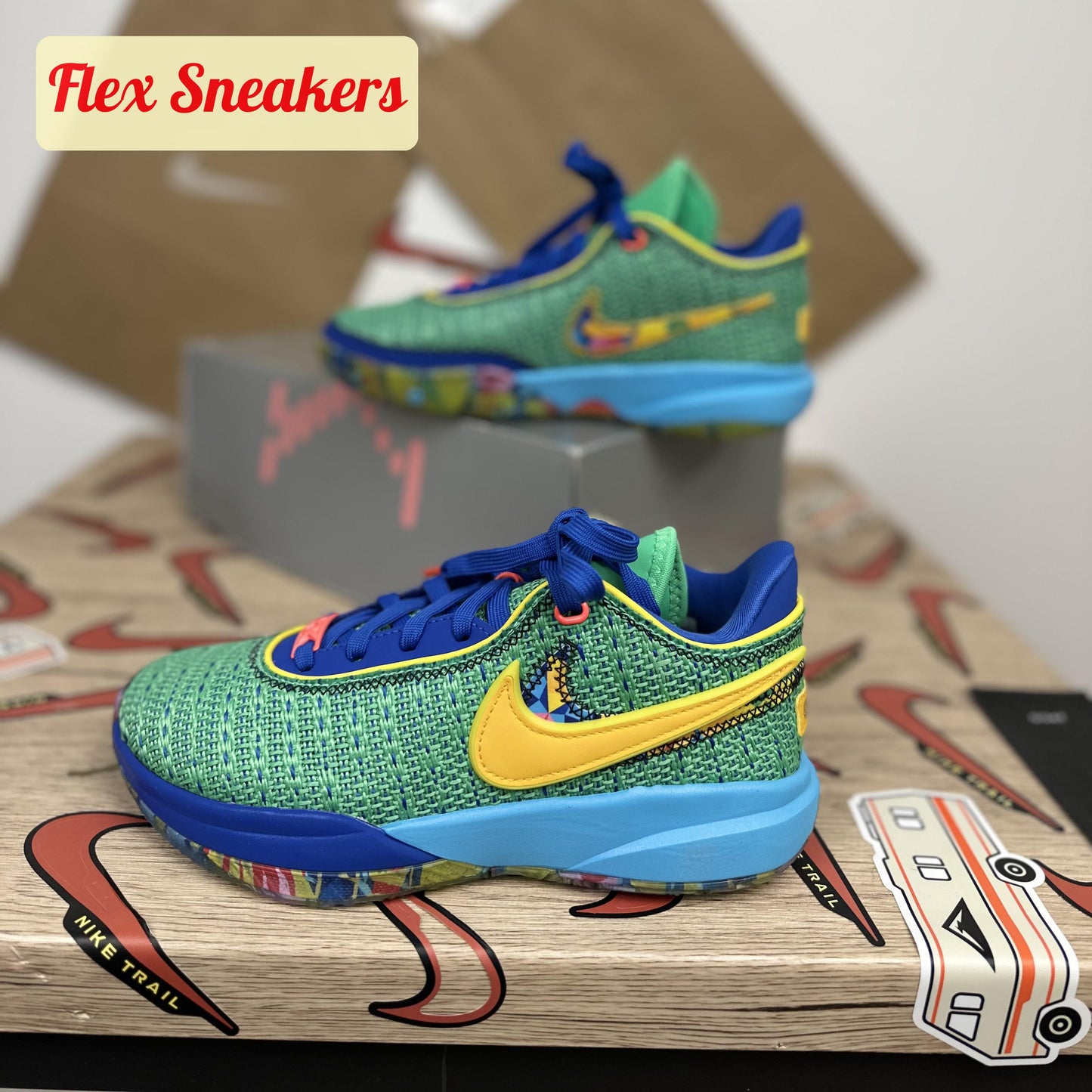 LeBron XX SE (GS) Electric-Algae