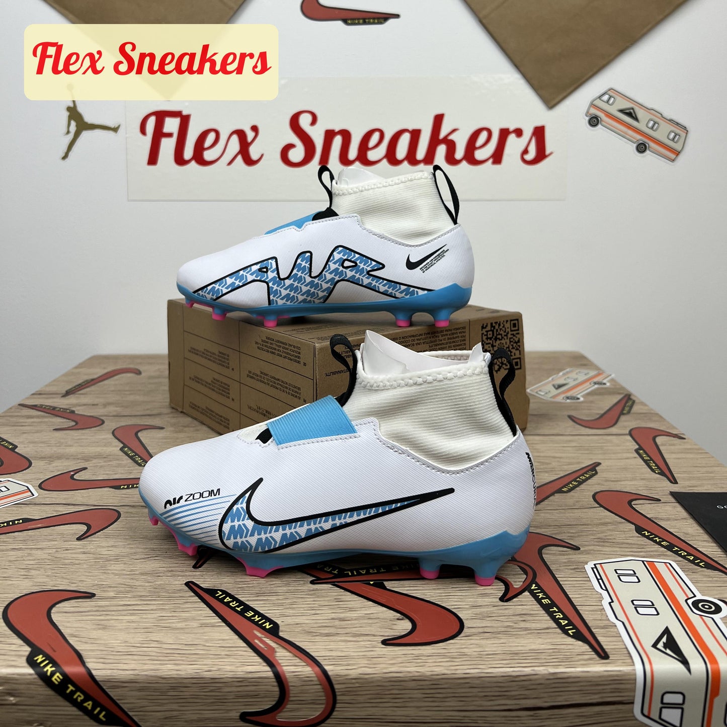 JR Zoom Superfly 9 Academy FG/MG Baltic-Blue