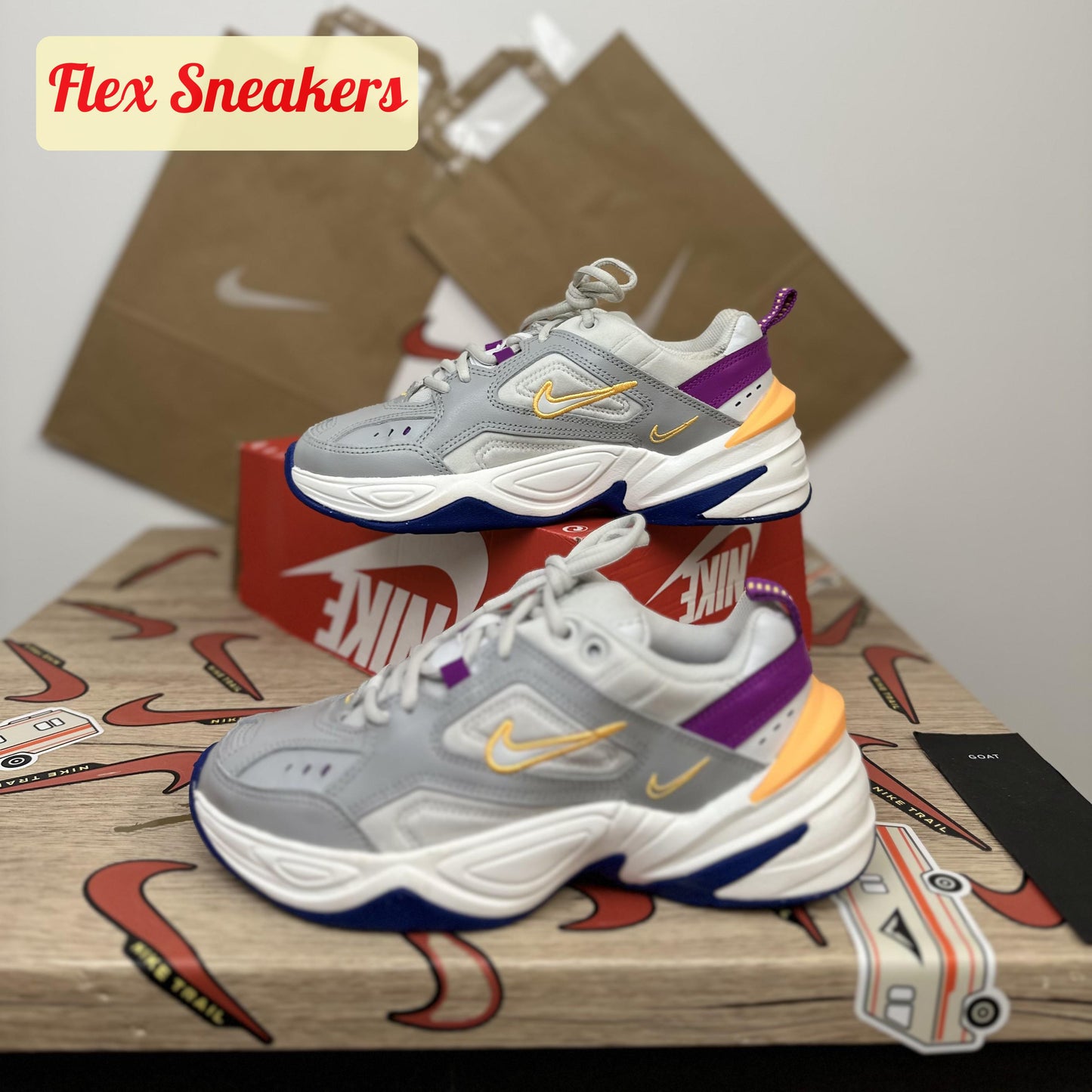 Nike M2K Tekno Grey/Purple