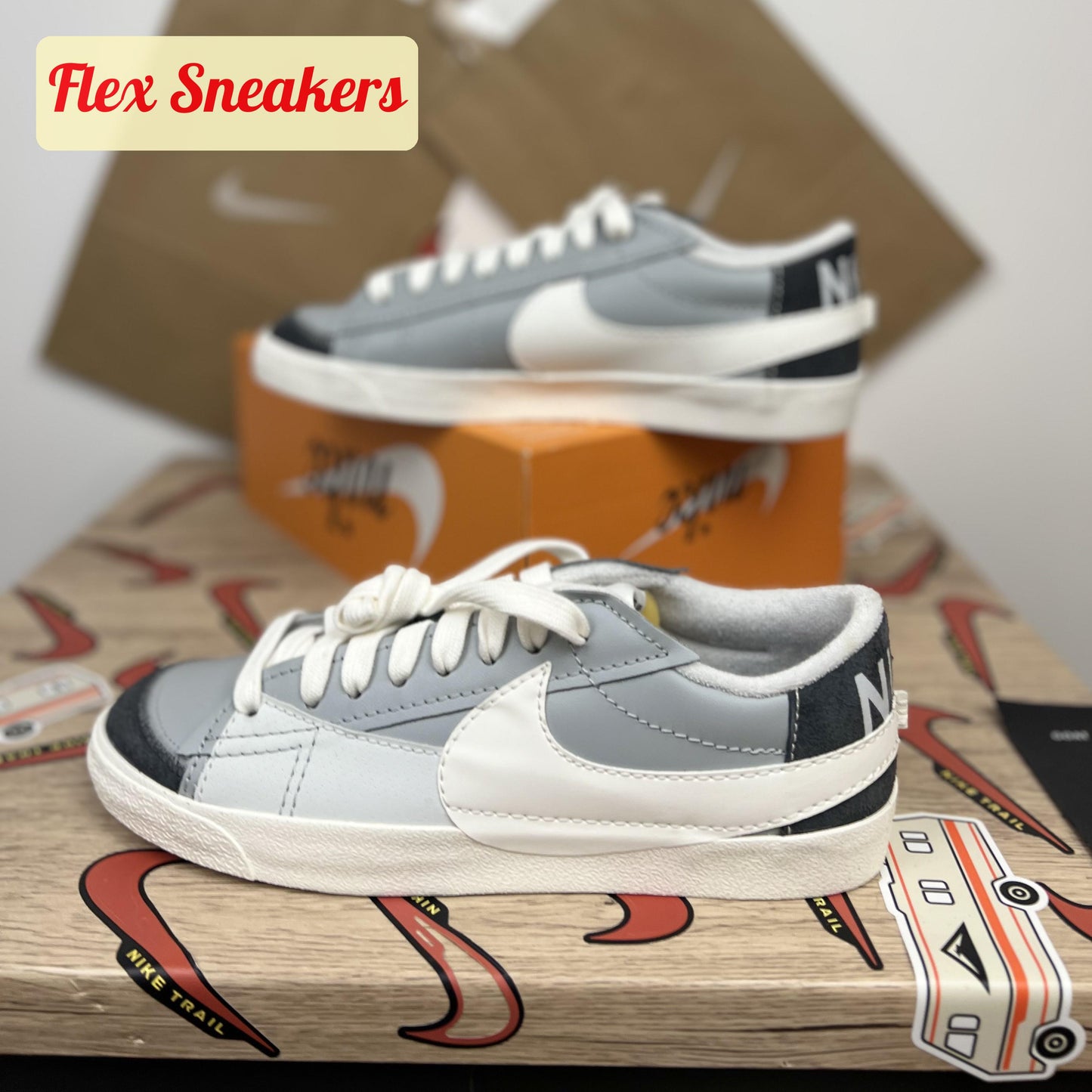 Blazer Low '77 Jumbo SE Smoke-Grey