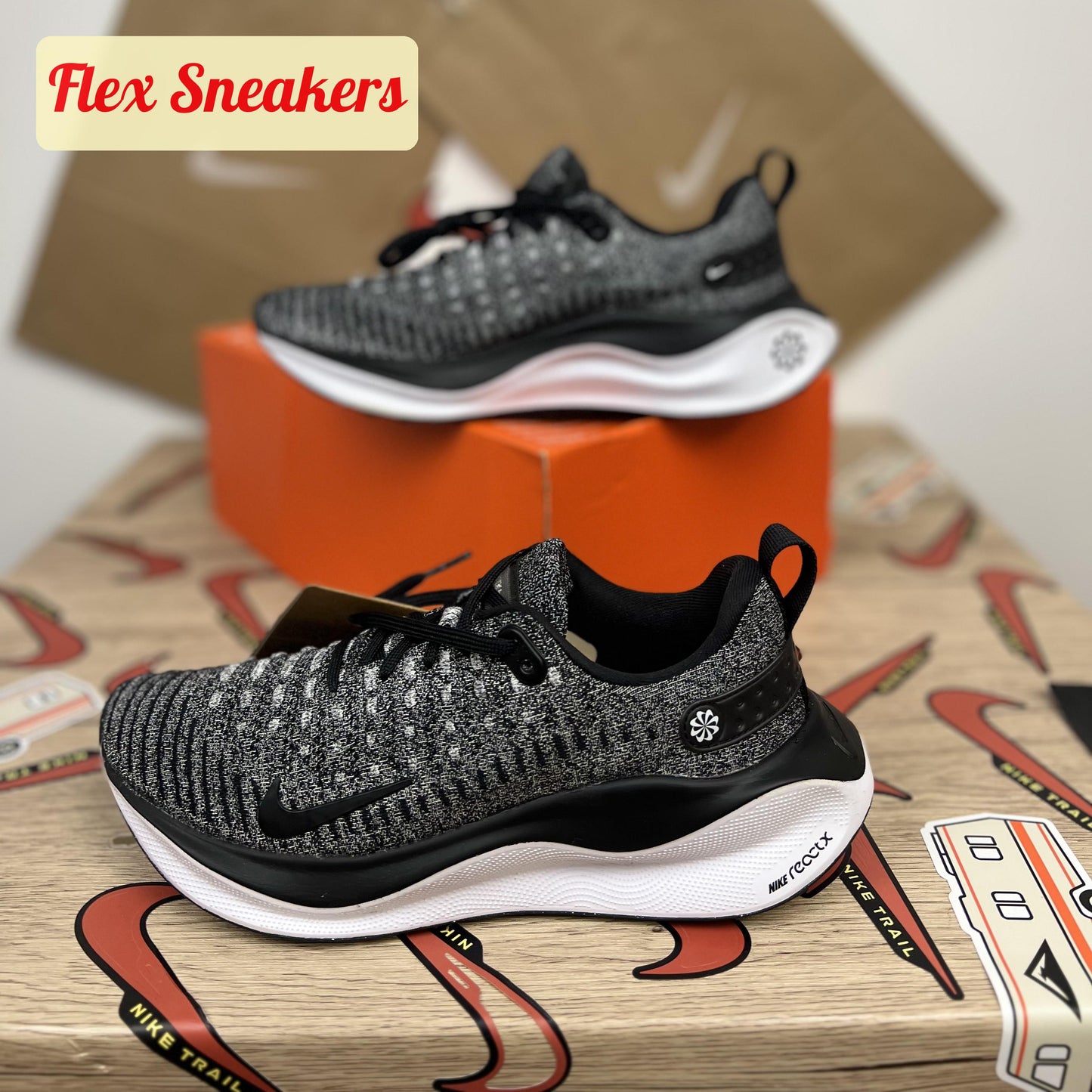 React Infinity Run 4 Black-White