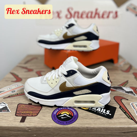 Air Max 90 NN White/Metalic-Gold