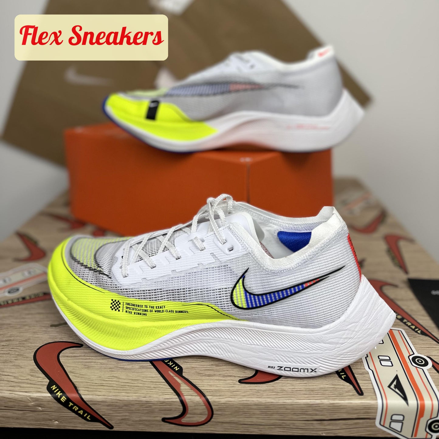 ZoomX Vaporfly Next% 2 White/Yellow