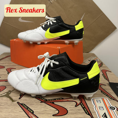 The Nike Premier III FG Black/Volt/White