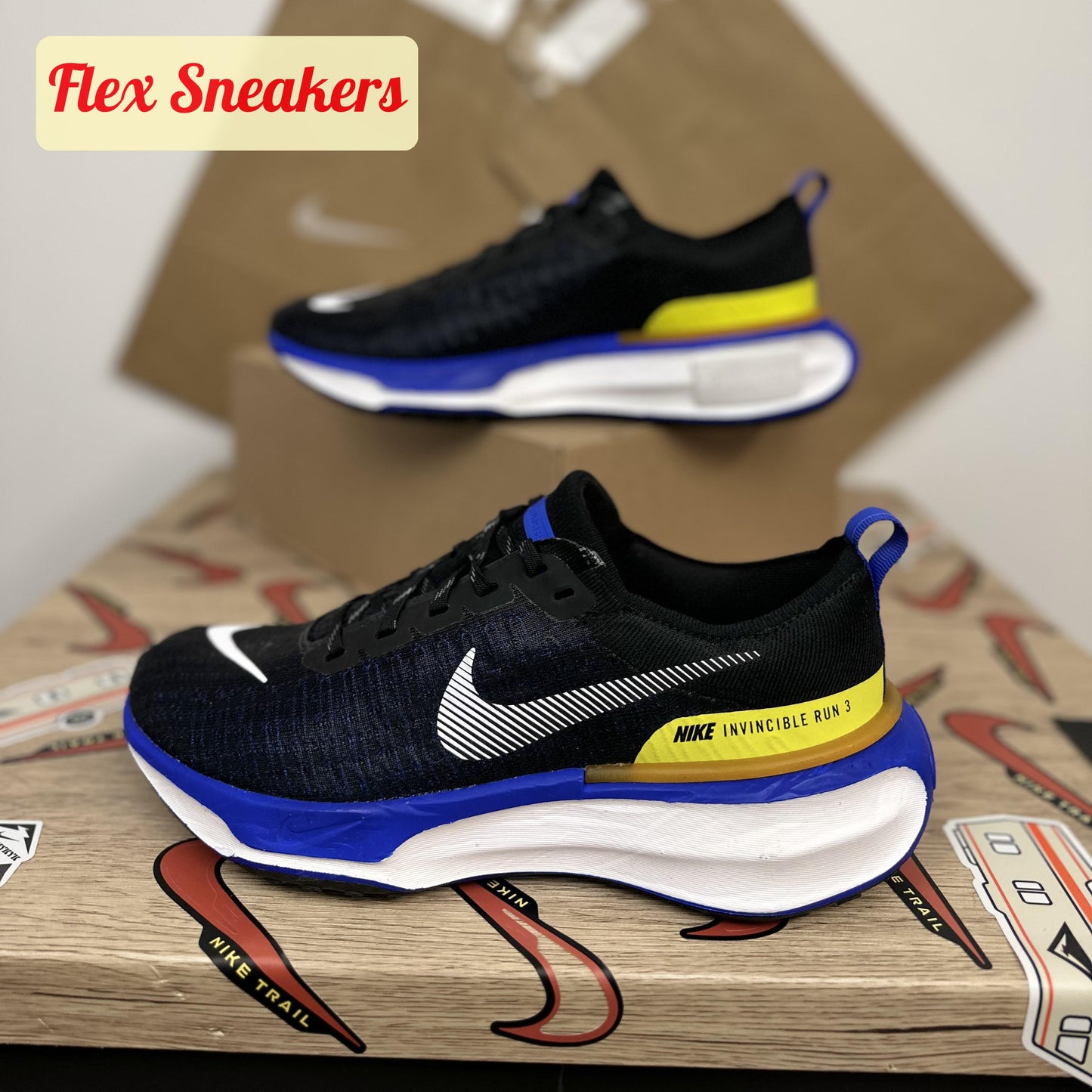 ZoomX Invincible Run FK 3 Black/Blue