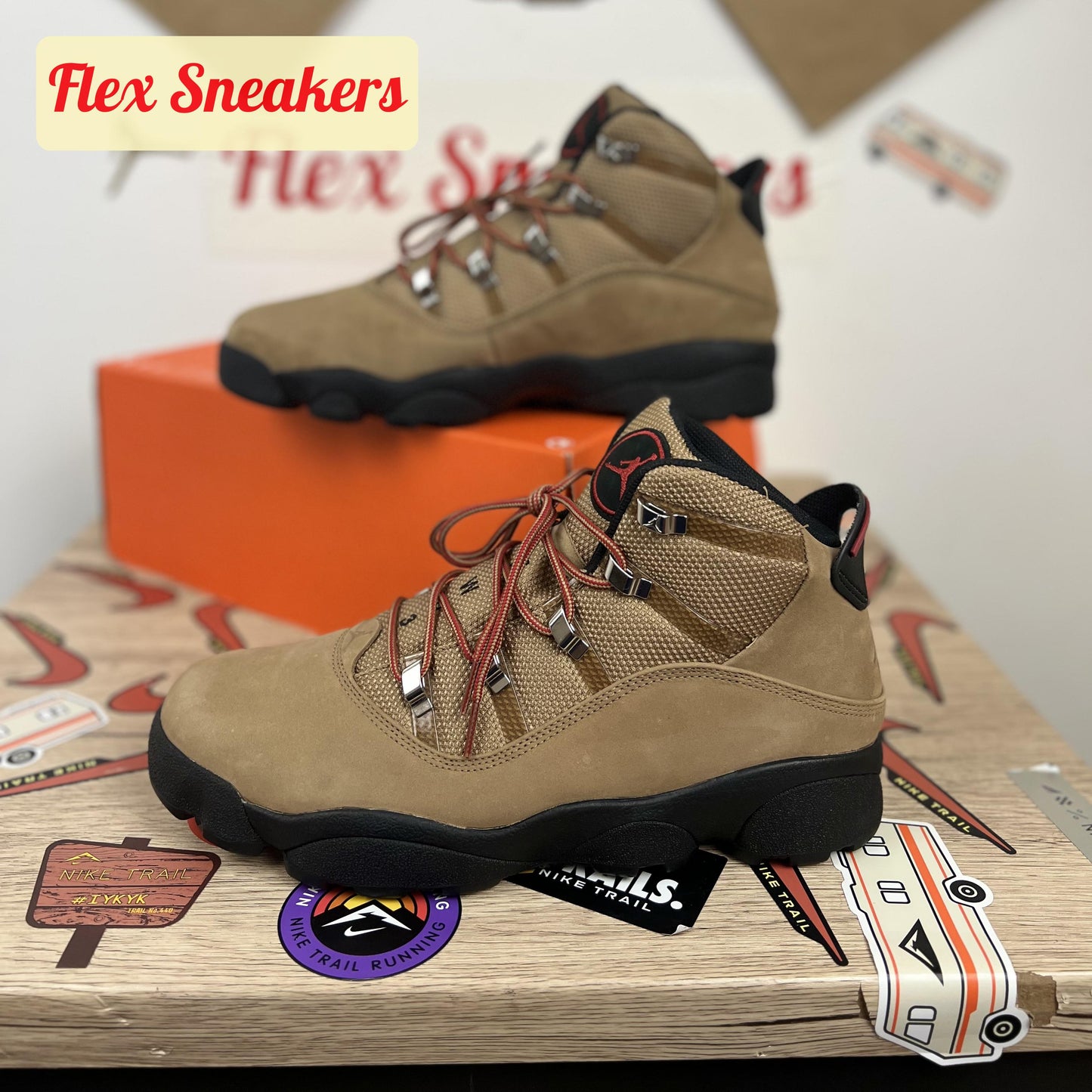 Jordan Winterized 6 Rings Brown