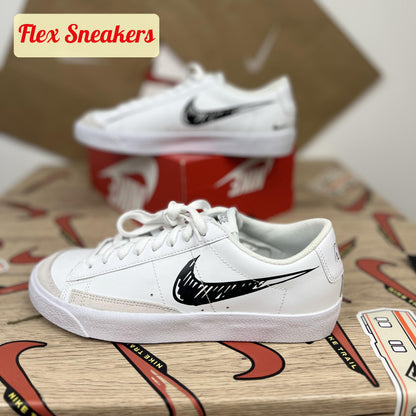 Blazer Low '77 GS White/Black