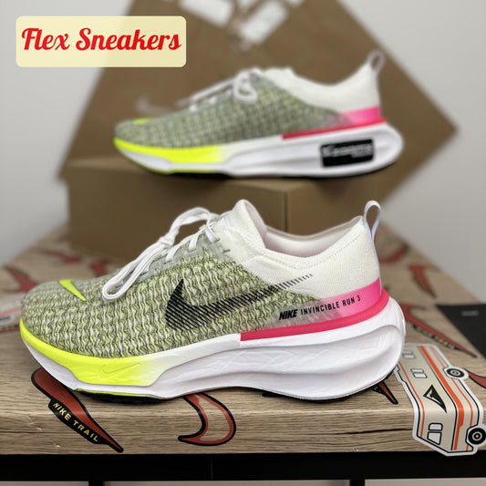 ZoomX Invincible Run FK 3 White/Volt