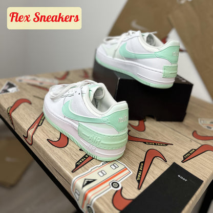 W  Air Force 1 LE (GS) White/Barely-Green