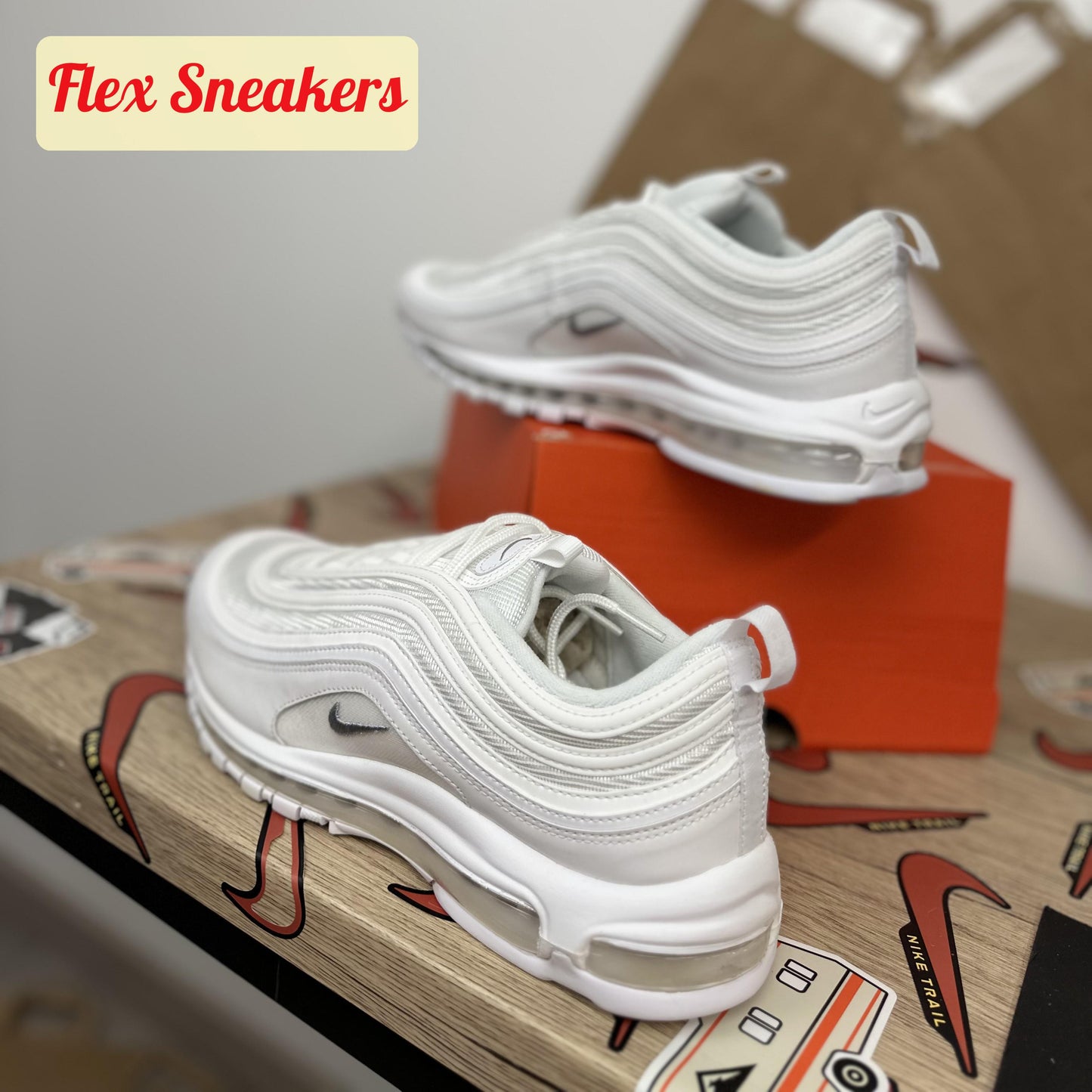 Nike Air Max 97 White/Wolf-Grey