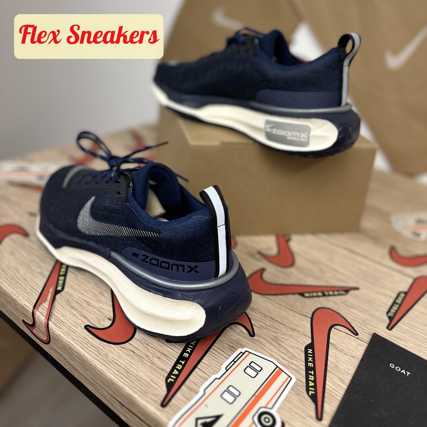 ZoomX Invincible Run FK 3 College-Navy