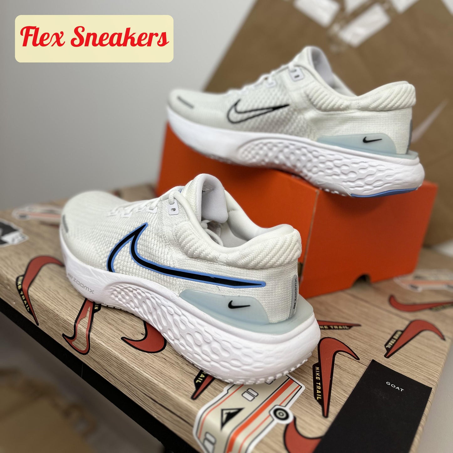 ZoomX Invincible Run FK 2 White/University-Blue